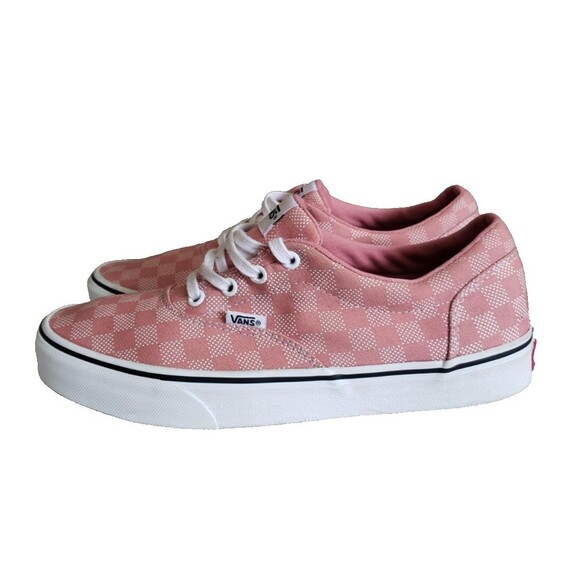Vans Doheny Sneakers Women’s 9.5 Pink White Checkerboard 721356 Exc Cond - Picture 6 of 11